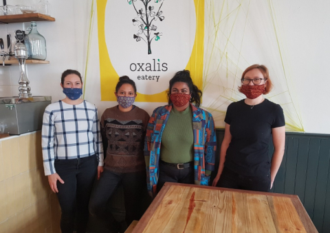 The Oxalis Eatery team_Jade Konz, Lisa Knipe, Yoraya Nydoo and Liezl Odendaal